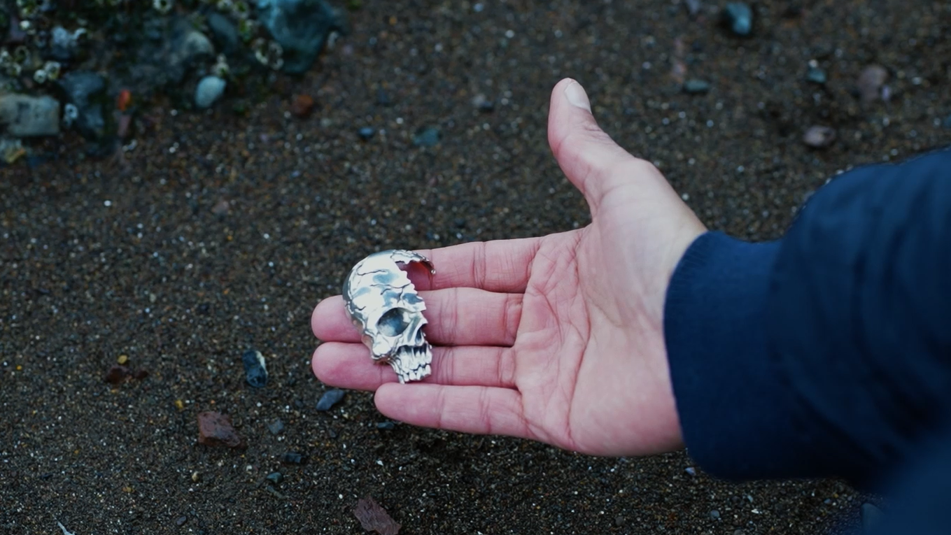 Memento Mori Pendant symbolic gothic jewelry