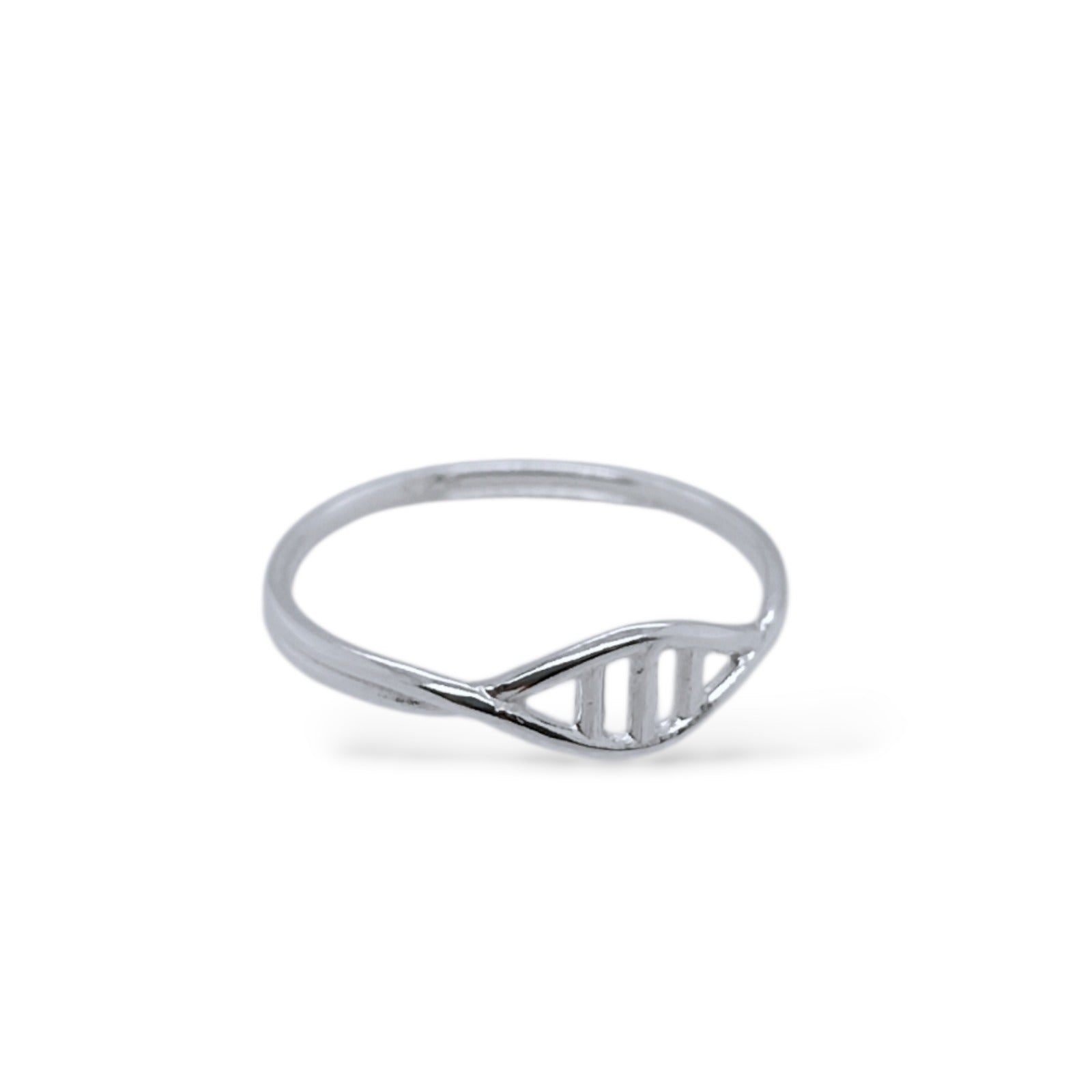 DNA Eye Ring Silver unique jewelry design