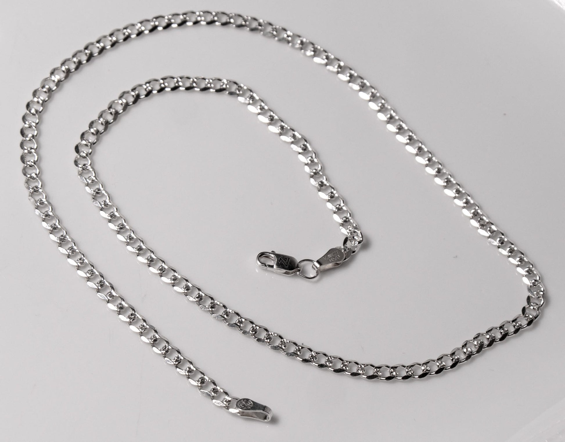 Thin Cuban Chain Jewelry minimalist gold Cuban link necklace